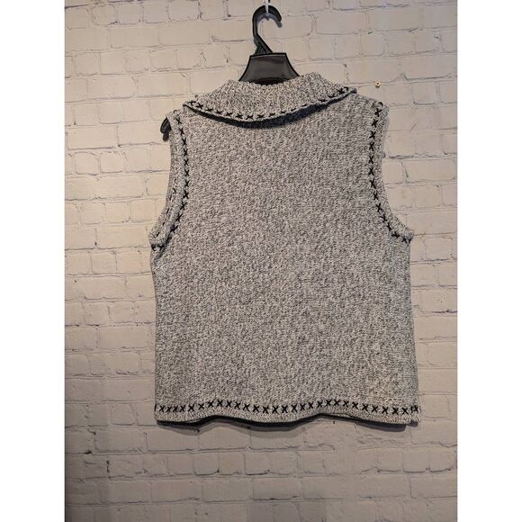Christopher & Banks full zip knit vest XL - Picture 2 of 3
